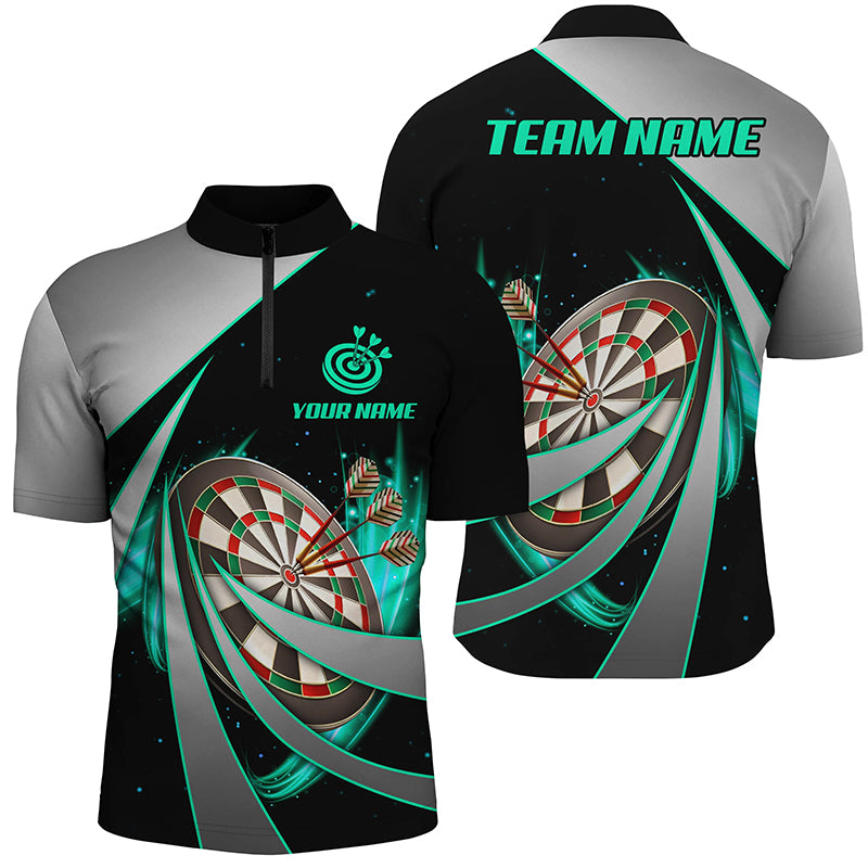 Sports Style Personalized Darts Quarter Zip Shirt Custom Dart Shirts For Men Dart Jerseys LDT1355