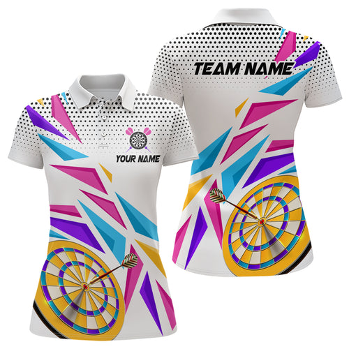 Sports Style Colorful Darts Polo Shirt Custom Darts Shirt For Women Dart Team Jerseys LDT1461