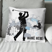 Load image into Gallery viewer, Dynamic Golf Sport Graphic Cool Golfer Custom Throw Pillow Personalized Golf Gifts LDT1252