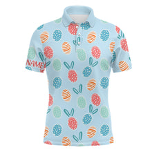 Load image into Gallery viewer, Colorful Easter Eggs Mens Golf Polo Shirts Custom Easter Funny Golf Tops For Men Golf Gifts LDT1338