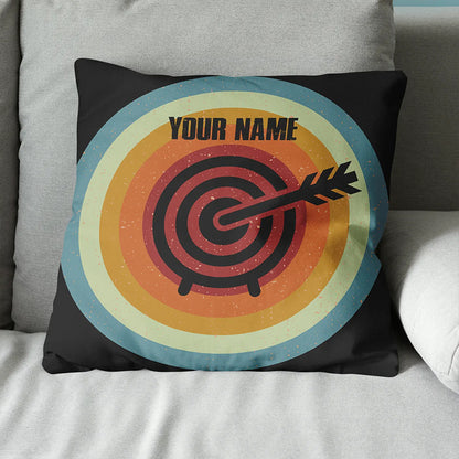 Personalized 3D Target Archery Pillow Custom Throw Pillow Archery Gifts VHM0866