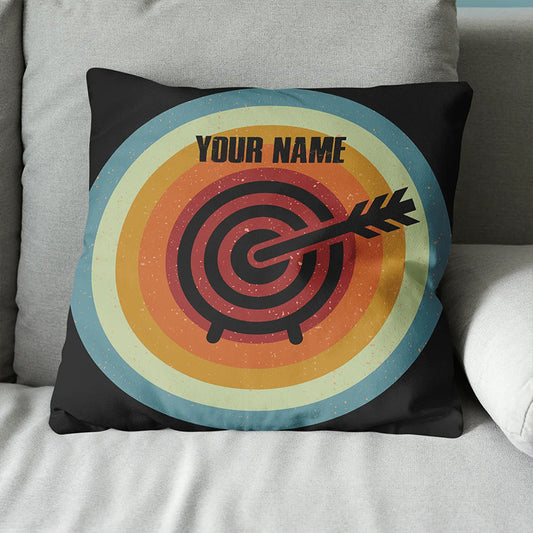 Personalized 3D Target Archery Pillow Custom Throw Pillow Archery Gifts VHM0866