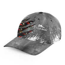 Load image into Gallery viewer, Billiards 8 Balls Paint Splash Custom Name Billiard Hats Cap, Personalized 8 Ball Fire Billiards Hat VHM0580