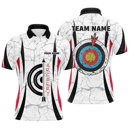 Personalized Retro Target Archery Polo Shirts For Men Archery Jerseys Custom Archery Team Shirts VHM1139