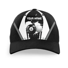 Load image into Gallery viewer, Personalized Paint 8 Ball Billiard Hats For Pool Player, Top Hat Billiards Custom Billiard Gift Ideas VHM1087