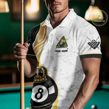 Load image into Gallery viewer, Personalized 8 Ball Pool Crown Billiard Shirts For Men Custom Pool Jerseys Billiard Team Shirts TDM2940