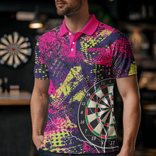Load image into Gallery viewer, Personalized Grunge Colorful Lightning Darts Shirts For Men Custom Dart Jerseys Funny Darts Outfit TDM3543