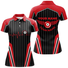 Load image into Gallery viewer, Multicolor Billiard Jerseys For Women Custom Billiard Polo Shirts, Billiard Tournament Team Shirts TDM2498