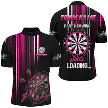 Load image into Gallery viewer, Darts Throwing Skills Loading Custom Pink Darts Shirts For Men Custom Funny Darts Apparel Jerseys TDM2278