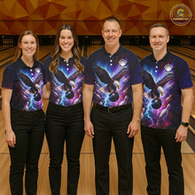 Load image into Gallery viewer, Custom Colorful Thunder Lightning Eagle Bowling Shirt For Men, Bowling Team Jersey Polo &amp; 1/4 Zip TDM6158