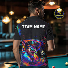 Load image into Gallery viewer, Funny Colorful Tornado 8 Ball Billiard Shirt For Men Custom Pool Team Shirt, Billiard Jersey TDM5574
