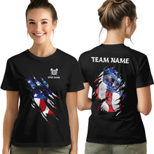 Load image into Gallery viewer, American Flag Darts T-Shirts Custom Patriotic Darts Team Shirts, Us Darts Lover Shirts TDM3927
