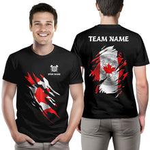 Load image into Gallery viewer, Canada Flag Darts T-Shirts Custom Patriotic Darts Team Shirts, Darts Lover Shirts Gifts TDM3928