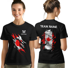 Load image into Gallery viewer, Canada Flag Darts T-Shirts Custom Patriotic Darts Team Shirts, Darts Lover Shirts Gifts TDM3928
