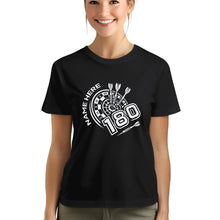 Load image into Gallery viewer, Funny Darts T-Shirts 180 Dartboard, Custom Cool Darts Shirts, Best Gifts For Darts Player TDM3945