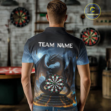 Load image into Gallery viewer, Personalized Dragon Darts Shirt For Men Custom Darts League Shirt Team Jersey Polo &amp; Quarter Zip TDM4737
