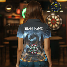 Load image into Gallery viewer, Personalized Dragon Darts Shirt For Women Custom Darts League Shirt Team Jersey Polo &amp; Quarter Zip TDM4737