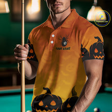 Load image into Gallery viewer, Personalized Funny Spider 8 Ball Pool Billiard Shirt For Men Custom Halloween Billiard Team Jersey TDM4511