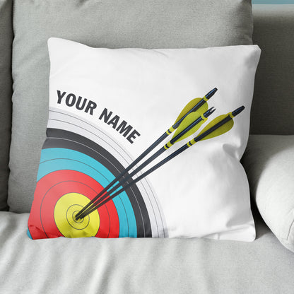 Personalized Archery 3d Target Pillow Best Custom Throw Pillows Gifts TDM0746