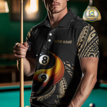 Load image into Gallery viewer, Personalized Funny Yin And Yang Tribal Billiard Shirt For Men Custom 8 Ball &amp; 9 Ball Pool Jerseys TDM4506