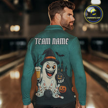 Load image into Gallery viewer, Funny Ghostly Beer Bowling Halloween Shirt For Men Custom Bowling Team Jersey Outfit TDM4945