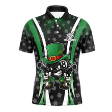 Load image into Gallery viewer, Custom St Patrick Day 8 Ball Pool Billiard Shirt For Men, Luckiest Shamrock Billiard Team Jersey TDM5698