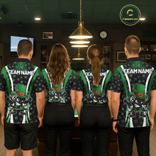 Load image into Gallery viewer, Custom St Patrick Day 8 Ball Pool Billiard Shirt For Men, Luckiest Shamrock Billiard Team Jersey TDM5698