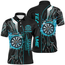 Load image into Gallery viewer, Personalized Turquoise Break Glass 3D Darts Shirts For Men Custom Dart League Shirts Darts Jerseys TDM1998