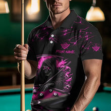 Load image into Gallery viewer, Pink Funny Grim Reaper 8 Ball Pool Men Billiard Shirts Custom Lightning Billiard Jerseys TDM3727