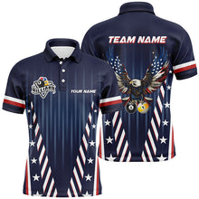 Load image into Gallery viewer, Customized Eagle American 8 &amp; 9 Ball Billiard Shirts For Men, Patriotic Billiard Flag Team Jerseys TDM2748