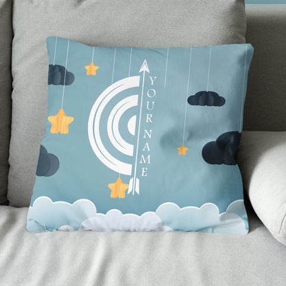 Personalized Funny Clound Archery Target Pillow, Decorative Throw Pillow TDM0754