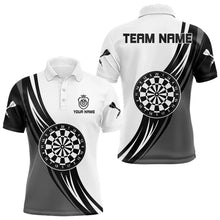 Load image into Gallery viewer, Personalized Crown Dart Shirt With Pocket Option For Men, Darts Team Jersey TDM3750