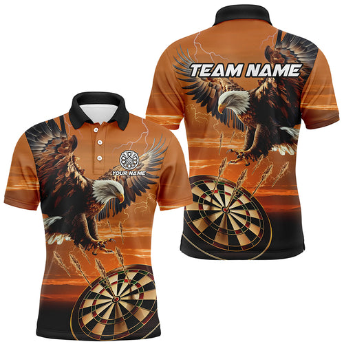 Personalized Dartboard Eagle 3D All Over Print Darts Shirts For Men Custom Team League Darts Jersey TDM2270