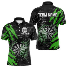 Load image into Gallery viewer, Black And Purple Darts Board Break Glass Custom Dart Shirts For Men, Darts Team Shirts Dart Jerseys TDM3495