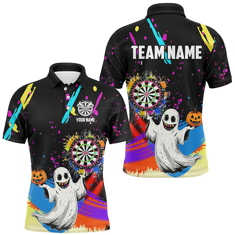 Colorful Dartboard Funny Ghostly Custom Halloween Darts Shirt For Men Halloween Darts Gifts TDM2655
