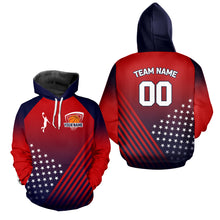 Load image into Gallery viewer, Personalized American Flag Basketball Jersey Custom Name And Number Patriotic Basketball Shirt|Red TDM5628