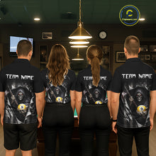 Load image into Gallery viewer, Grim Reaper 8 Ball &amp; 9 Ball US Flag Billiard Shirt For Men Custom Pool Team Jersey Polo &amp; 1/4 Zip TDM5639