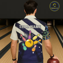 Load image into Gallery viewer, Personalized Funny Neon Bowling Hawaiian Shirt For Women, Retro Bowling Team Jersey Outfit TDM6461
