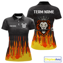 Load image into Gallery viewer, Multi-Color Crown Lion Dart Arrow Custom Dart Shirt For Women, Dart Team Jerseys NYN0109