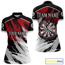 Load image into Gallery viewer, Multi Color Cracked Dartboards Custom Dart Team Shirt For Women, Dart Jerseys NYN0233