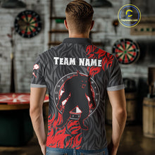 Load image into Gallery viewer, Red-Black Wolf Dartboards Custom Wolf Dart Shirt For Men, Dart Team Jerseys NYN0238
