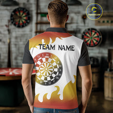 Load image into Gallery viewer, Men’s Custom Dart Shirt With Gradient Color Lion Dartboard, Dart Team Jerseys NYN0246