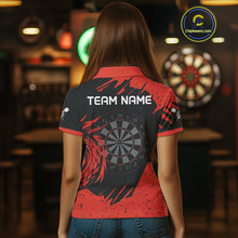 Load image into Gallery viewer, Women's Dart Team Jersey Featuring A Blood Dragon And Red Dartboard, Darts Jersey NYN0271