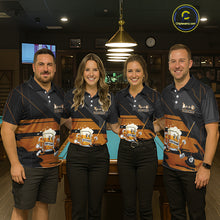 Load image into Gallery viewer, Funny Beer Play Pool 8 Ball Men's Billiard Team Shirt Custom Billiard Polo &amp; 1/4 Zip Attire NYN2471