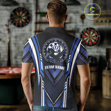 Load image into Gallery viewer, Navy Eagle Dartboard Modern Darts Shirt For Men - Custom Name For Darts Jersey NYN0545