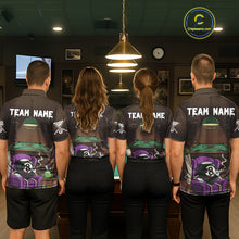 Load image into Gallery viewer, Funny Pool 8 Ball Smoking Men's Billiard Team Shirt Custom Billiard Polo &amp; 1/4 Zip Attire NYN2495