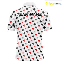 Load image into Gallery viewer, Custom Poker Golf Polo Shirt For Men Personalized Name Funny Golf Team Attire Golfer Gift NYN2851