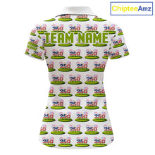 Load image into Gallery viewer, American Flag Grass Womens Golf Polo Shirt Patriotic USA Golf Shirts, Golf Gift NYN2853