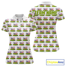 Load image into Gallery viewer, American Flag Grass Womens Golf Polo Shirt Patriotic USA Golf Shirts, Golf Gift NYN2853