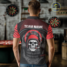 Load image into Gallery viewer, Custom Black And White Halftone Dartboard Dart Shirts For Men Grunge Dart Team Jerseys NYN0057